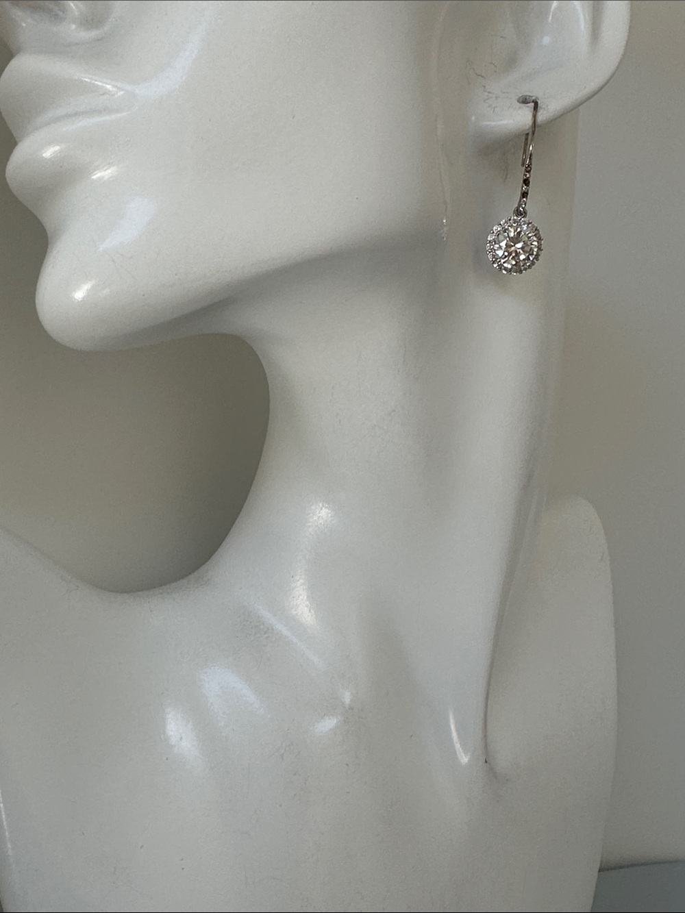 Sterling Silver Crystals Earrings